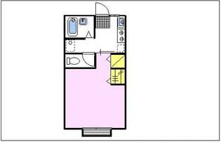 かずのハイツ【2階】の間取り