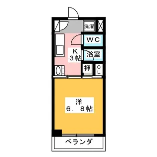 サングリーン庄内【1階】の間取り