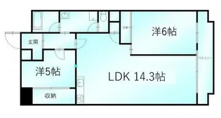 グランドール聖蹟【2階】の間取り