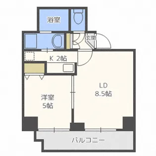 Treasure Court A【2階】の間取り