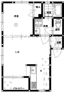 ウインズ折橋I【1階】の間取り