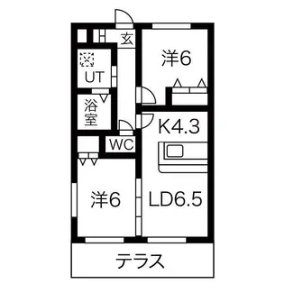 ジュエル【1階】の間取り