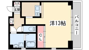 MYボヌール【5階】の間取り