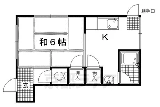伊勢川ハイツ【1階】の間取り