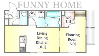 ディアス経堂【1階】の間取り