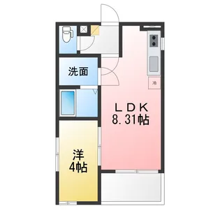 グラン大和町【3階】の間取り