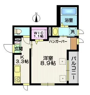 ララ新江古田【4階】の間取り