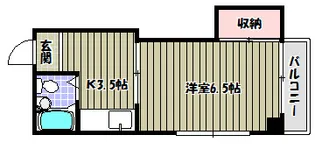 WEST VILLAGE【3階】の間取り