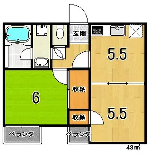 Casa Crema【3階】の間取り