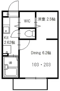カーサ東寺尾【2階】の間取り