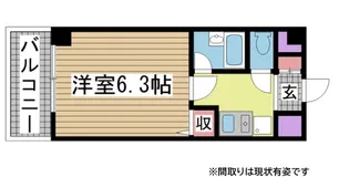 クロワートル二宮【5階】の間取り