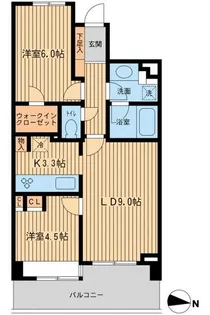 グランカーサ両国壱番館【7階】の間取り
