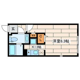 モデュロール渋谷本町【2階】の間取り