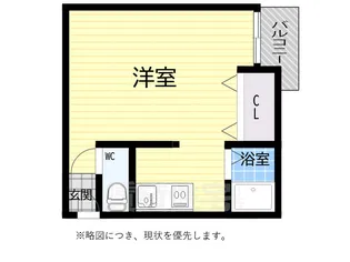 アムス下祇園の間取り