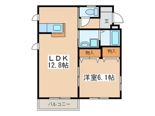 LaMer【1階】の間取り