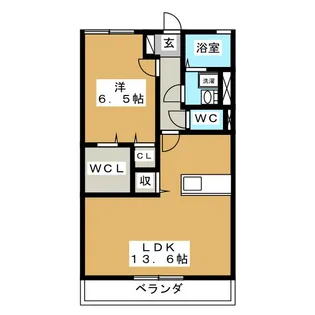 アドミラーブル【1階】の間取り