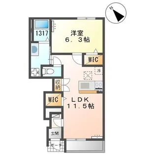 ステラソル【1階】の間取り