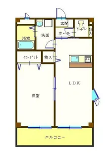 リシェス・ハイランド【1階】の間取り