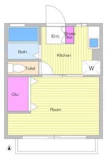 ヴォーヌングHM【2階】の間取り