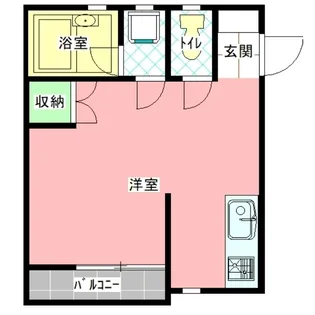 ワコーハイツ【2階】の間取り