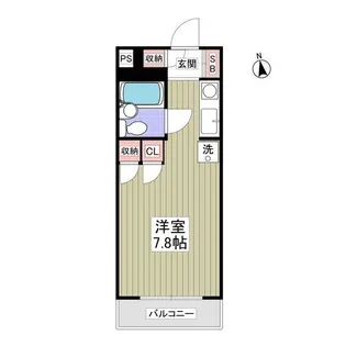 リュミエ堀之内【3階】の間取り