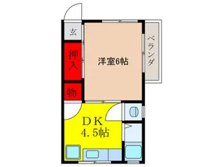 ミカハイツ【2階】の間取り
