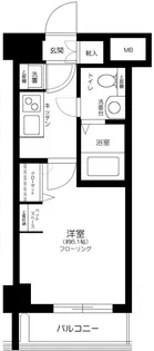 AXAS門前仲町【2階】の間取り