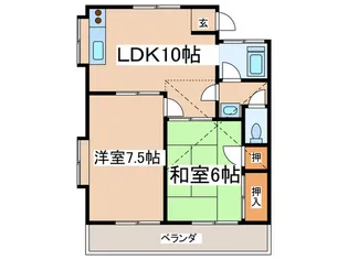 レスポワール調布【2階】の間取り