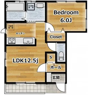 柳田荘【1階】の間取り