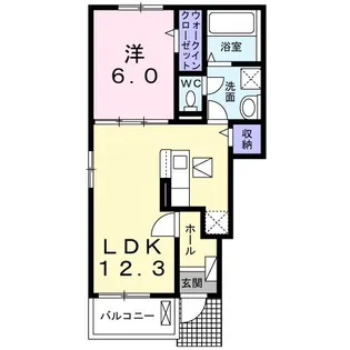 ユニコーン【1階】の間取り