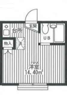 パレス保土ヶ谷【2階】の間取り