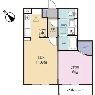 エクセレンテ浦和元町【2階】の間取り