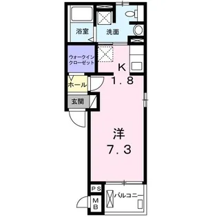 インウィステリア吹田駅前【3階】の間取り