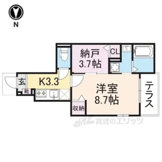 トレミカーサ星の森【1階】の間取り