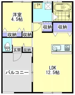 free life I【2階】の間取り