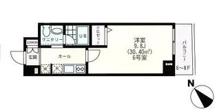 プリフェーム並木【7階】の間取り