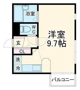 レリブ植松【1階】の間取り