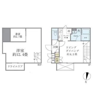ALERO新中野IIの間取り