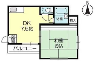リバティ西脇【1階】の間取り