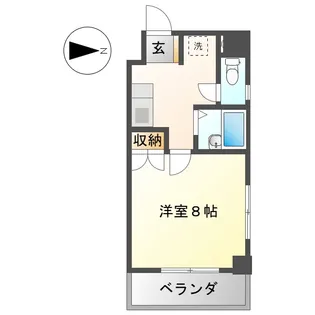 casa桜・千種【6階】の間取り