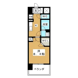 ブランシエスタ泉【2階】の間取り