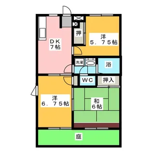 パストラーレ日永1号棟【1階】の間取り