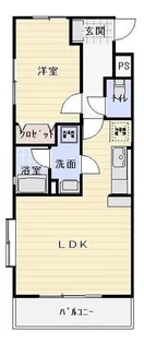 フランシーズ【1階】の間取り