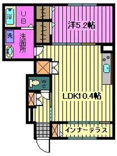 ラーバンコート大宮土屋【1階】の間取り