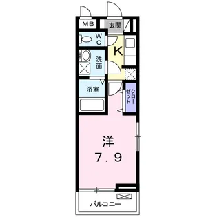 ヴィラ ストリア【2階】の間取り