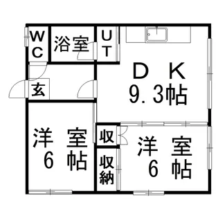 すみれマンション【2階】の間取り