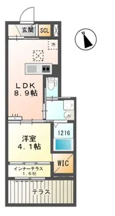 Sole domani【1階】の間取り