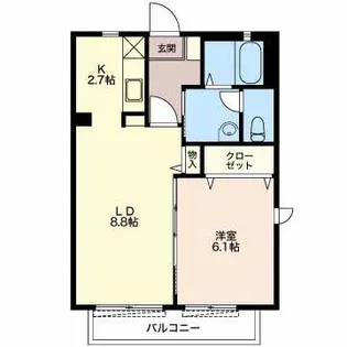 五陽館【2階】の間取り