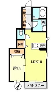 Thistle【1階】の間取り
