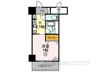 サンタウン竹鼻 A【6階】の間取り